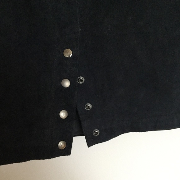 Vintage G-III Leather Skirt Black - Picture 3 of 8